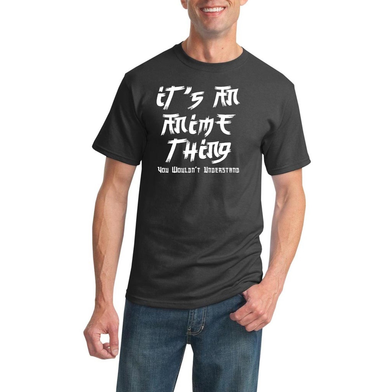 Camiseta Its An Anime Thing Hombres Fuente Asiática Humor Gráfico T - Imagen 5 de 36