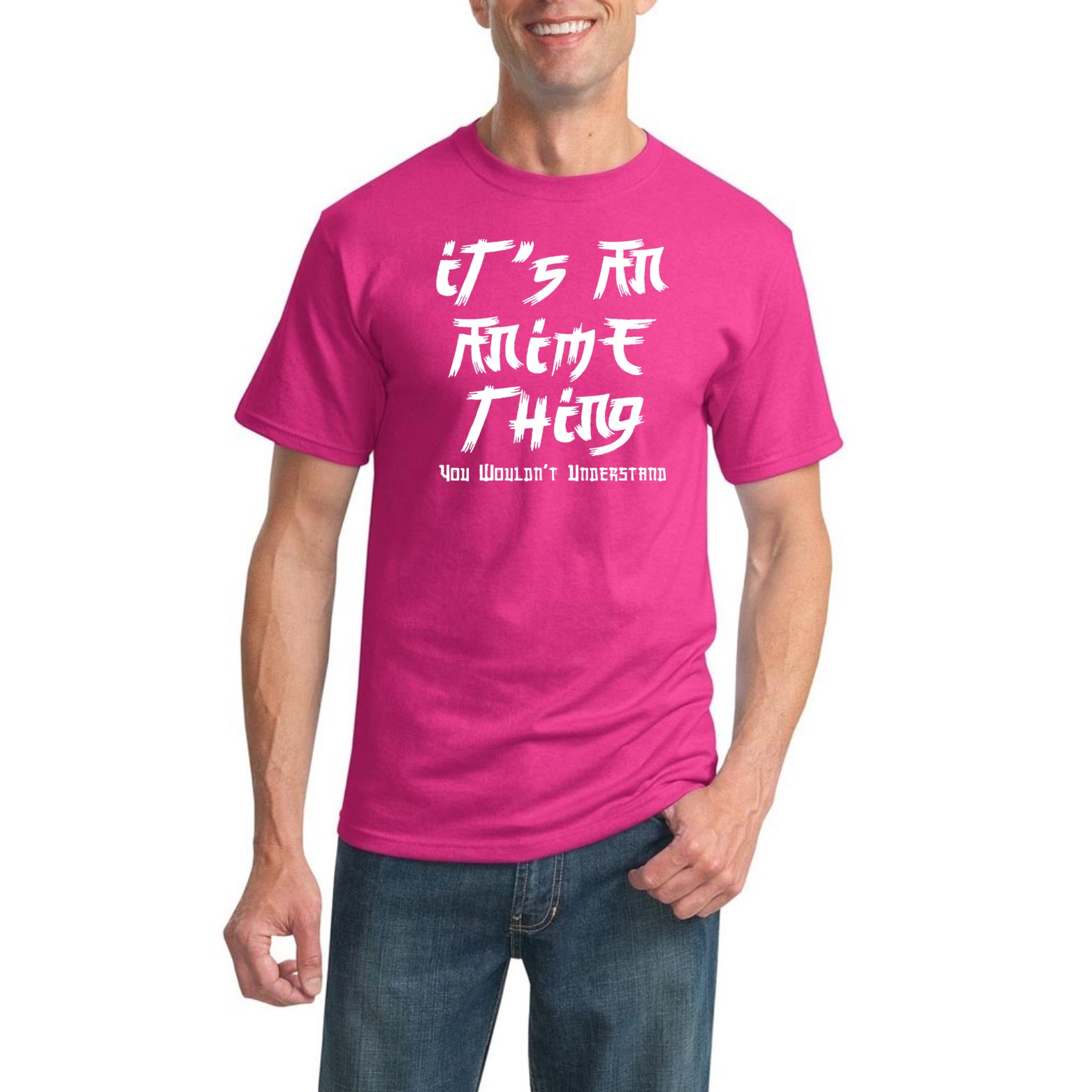 Camiseta Its An Anime Thing Hombres Fuente Asiática Humor Gráfico T - Imagen 7 de 36