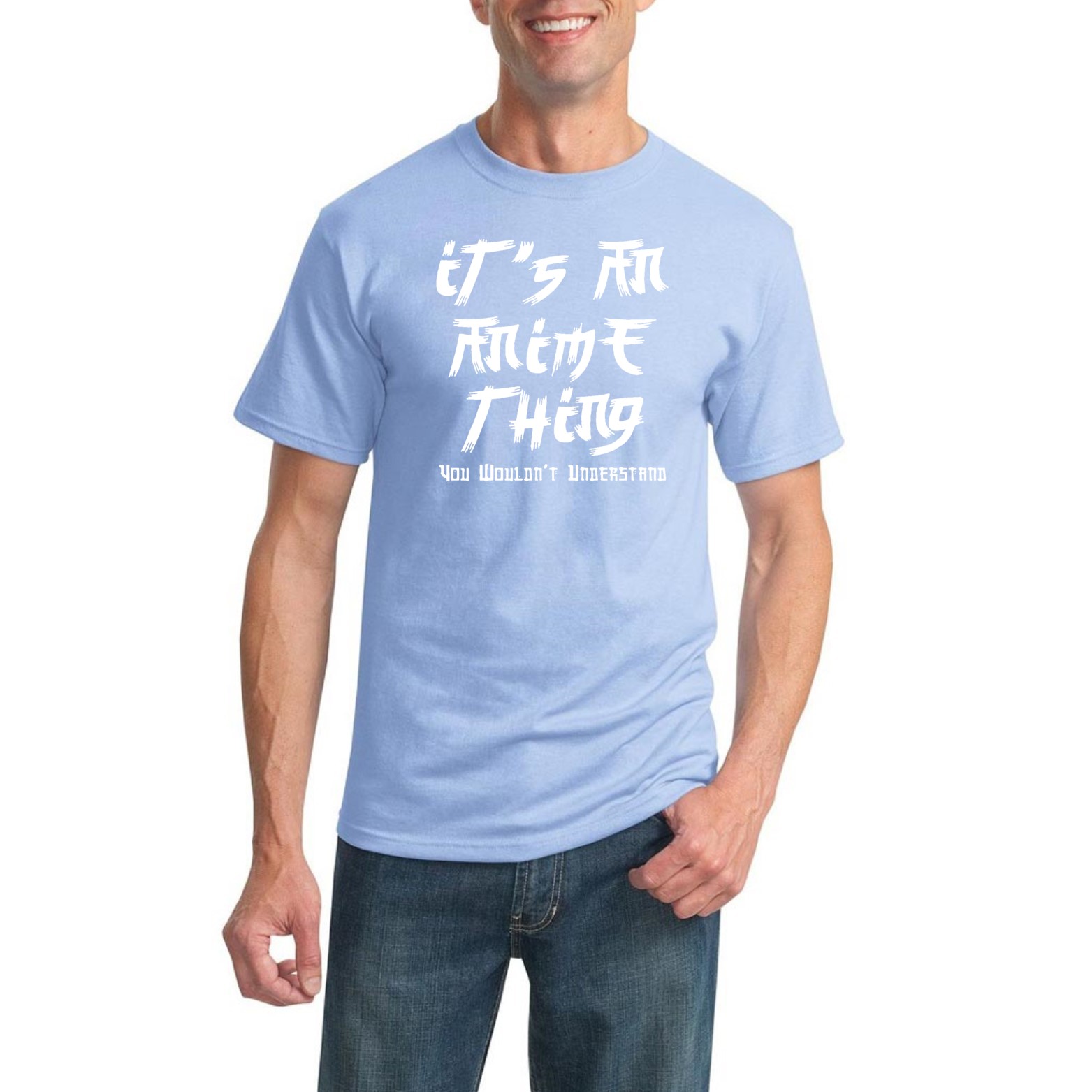Camiseta Its An Anime Thing Hombres Fuente Asiática Humor Gráfico T - Imagen 15 de 36