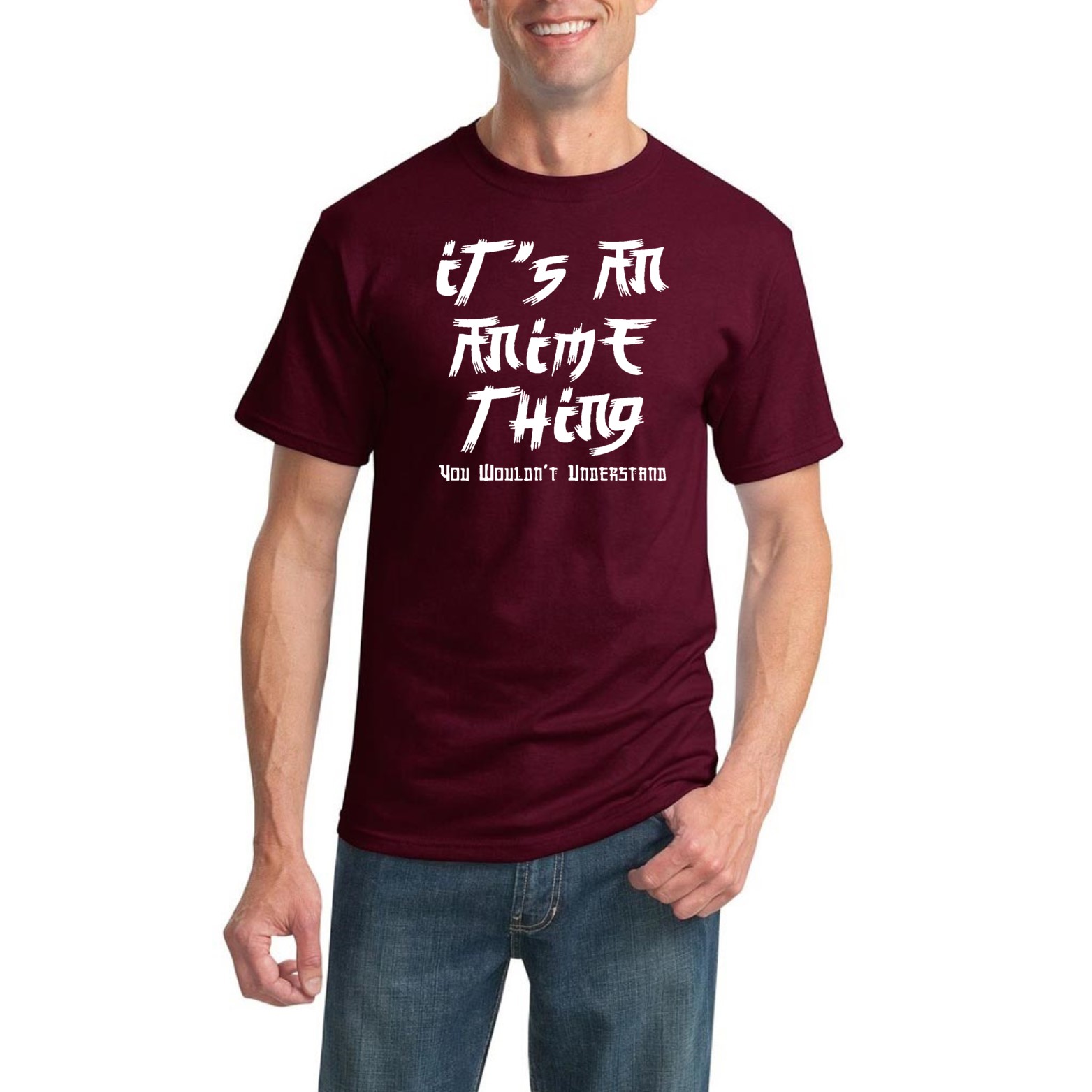 Camiseta Its An Anime Thing Hombres Fuente Asiática Humor Gráfico T - Imagen 21 de 36