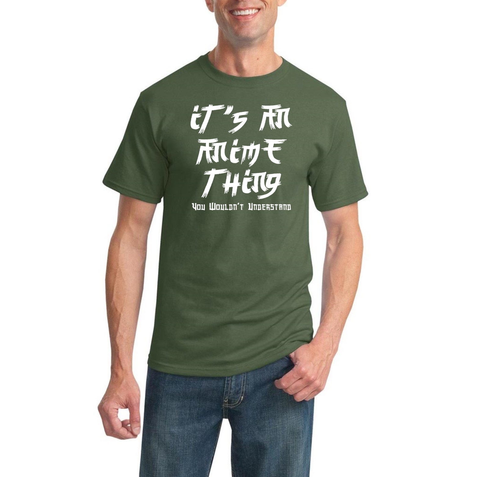 Camiseta Its An Anime Thing Hombres Fuente Asiática Humor Gráfico T - Imagen 23 de 36