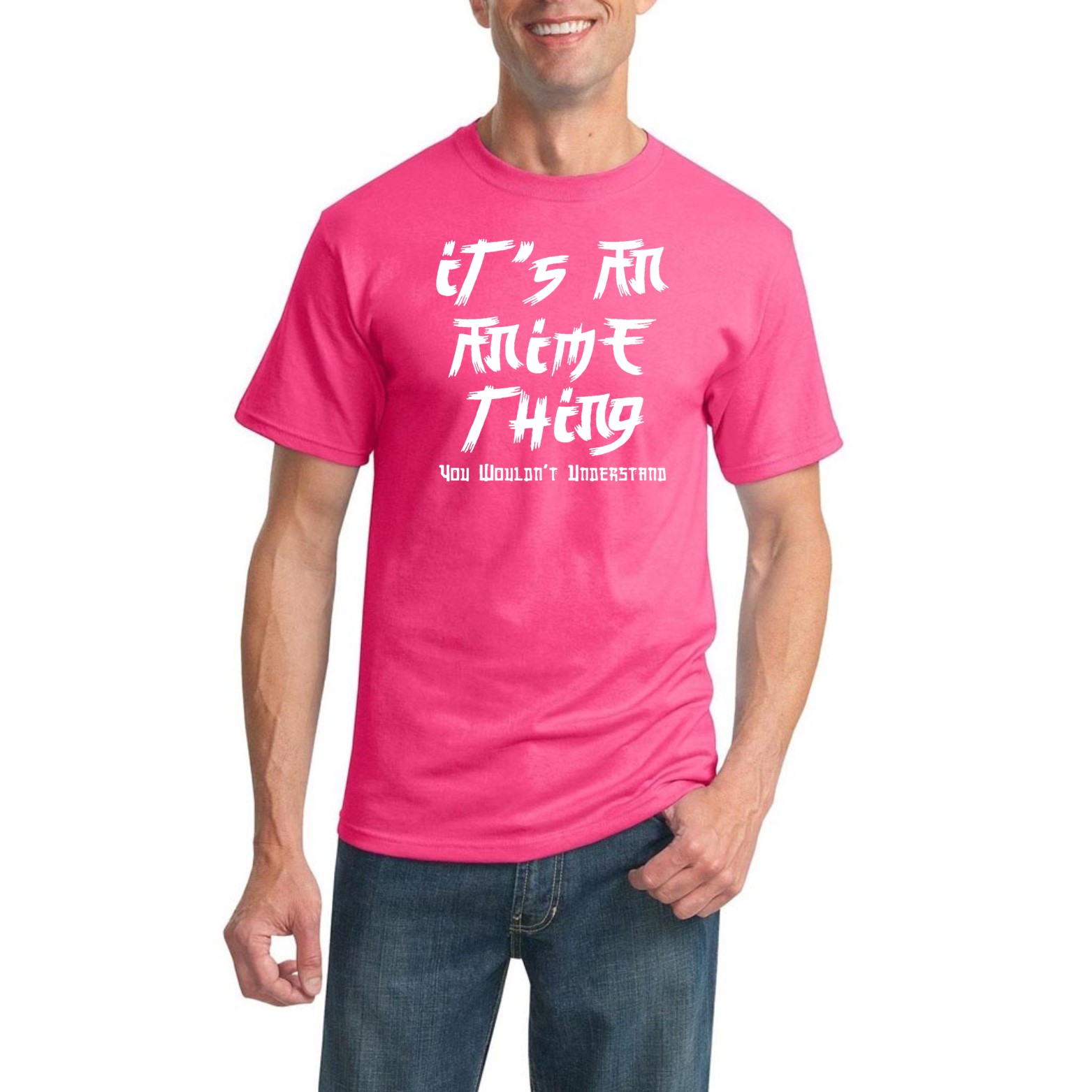 Camiseta Its An Anime Thing Hombres Fuente Asiática Humor Gráfico T - Imagen 25 de 36