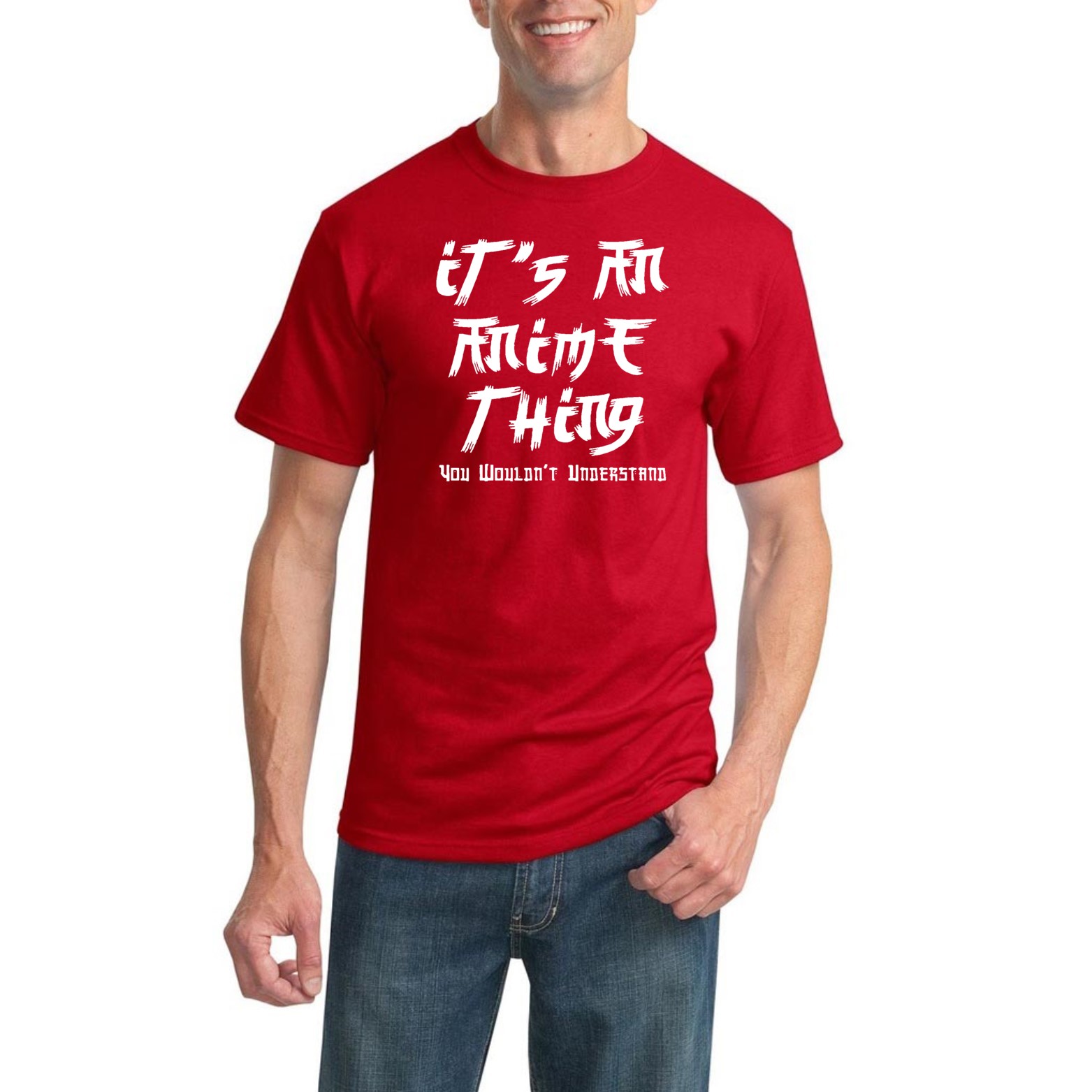 Camiseta Its An Anime Thing Hombres Fuente Asiática Humor Gráfico T - Imagen 33 de 36