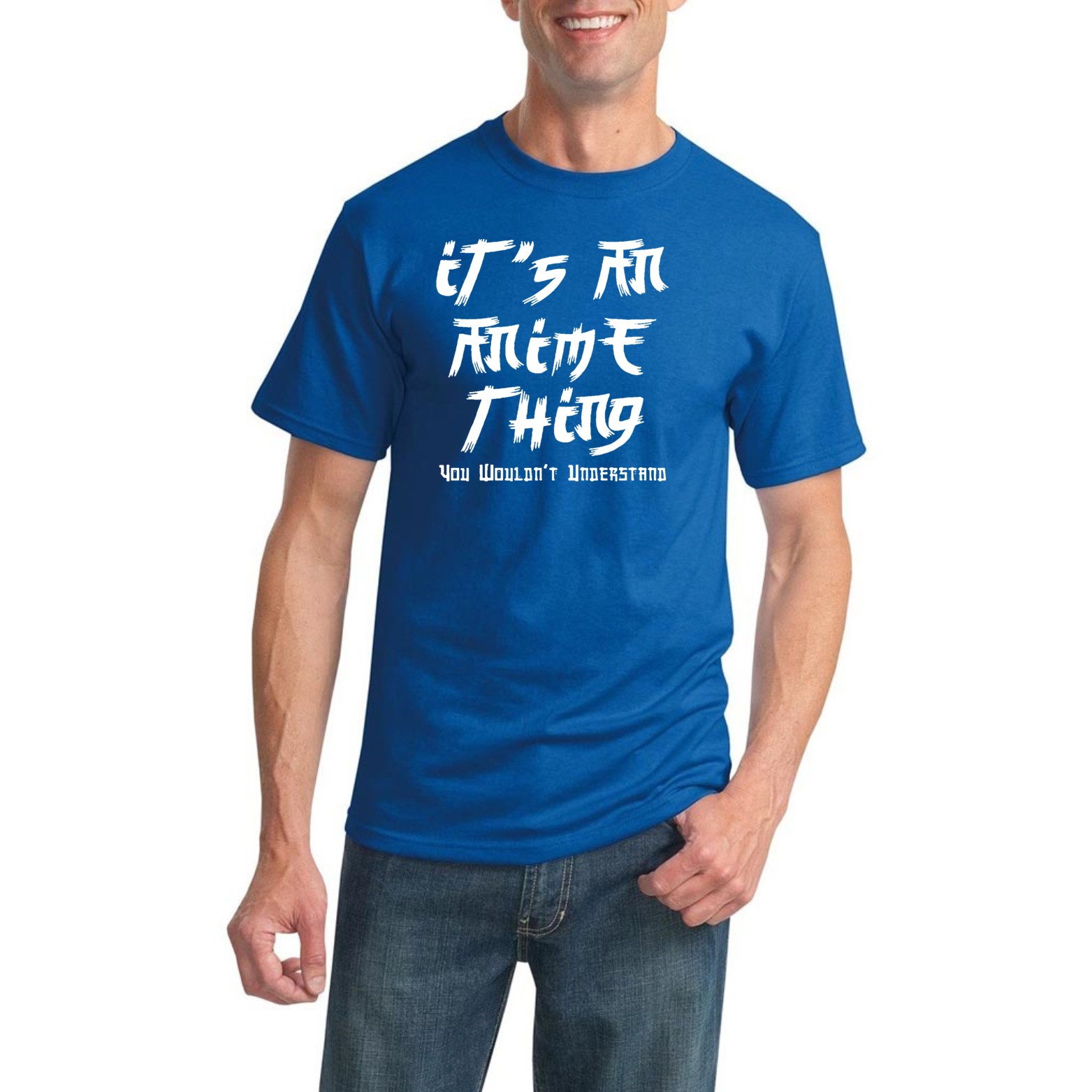 Camiseta Its An Anime Thing Hombres Fuente Asiática Humor Gráfico T - Imagen 35 de 36