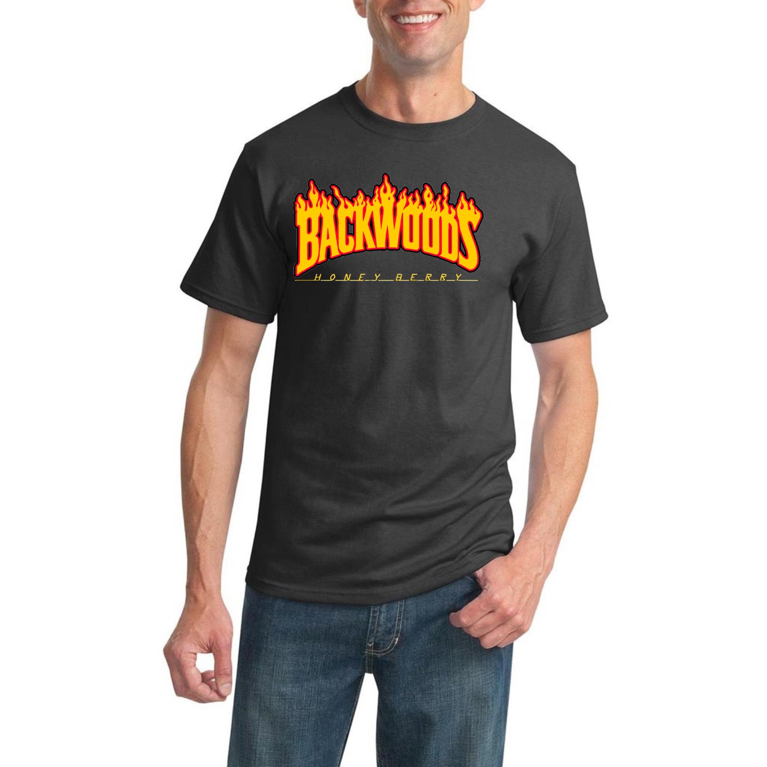 Backwoods Honey Berry Cigars Logo Mens Humor T-Shirt Graphic Hip Hop ...
