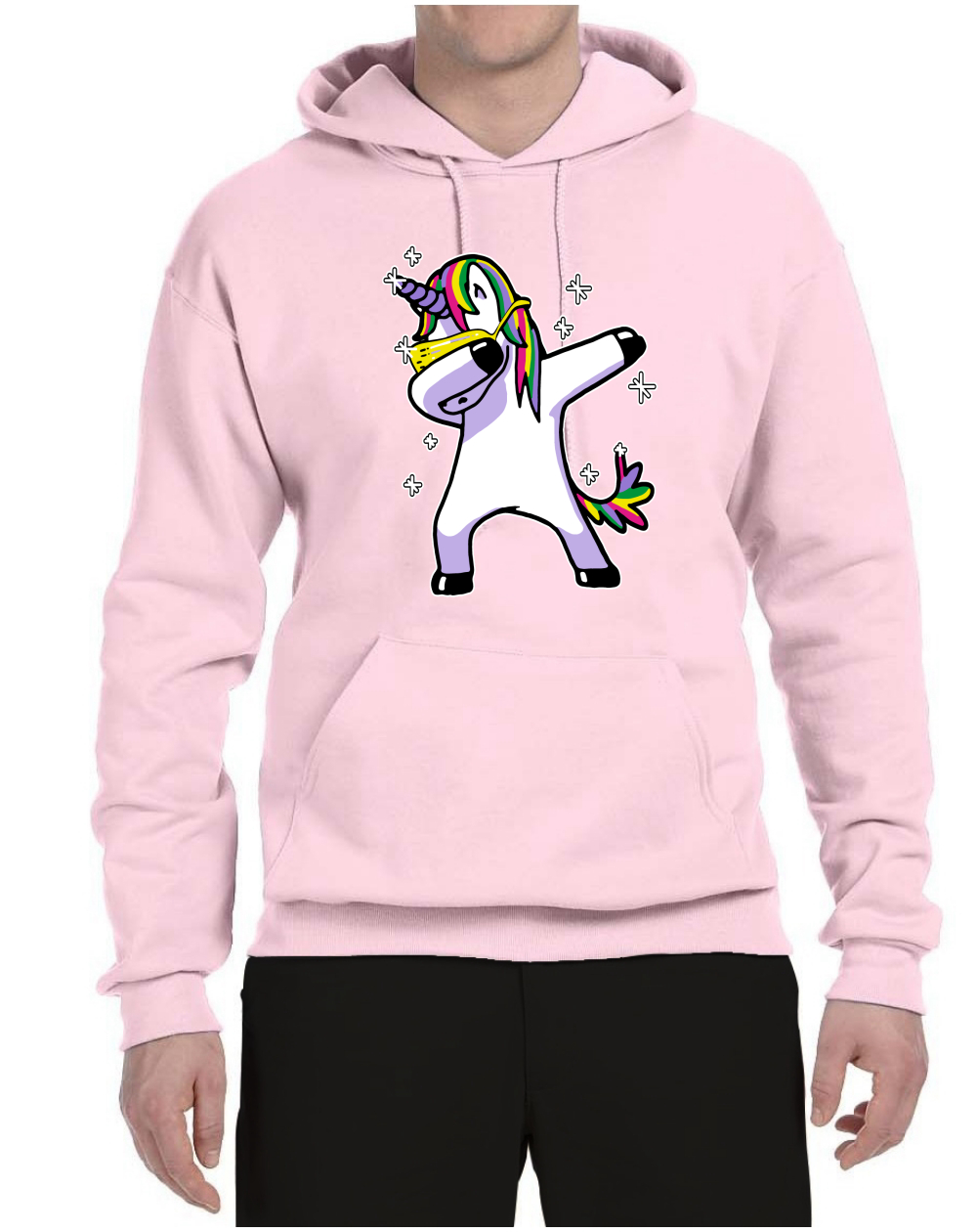 Dabbing Unicorn Men Animal Lover Sweatshirt Dabbin Hoodie | eBay