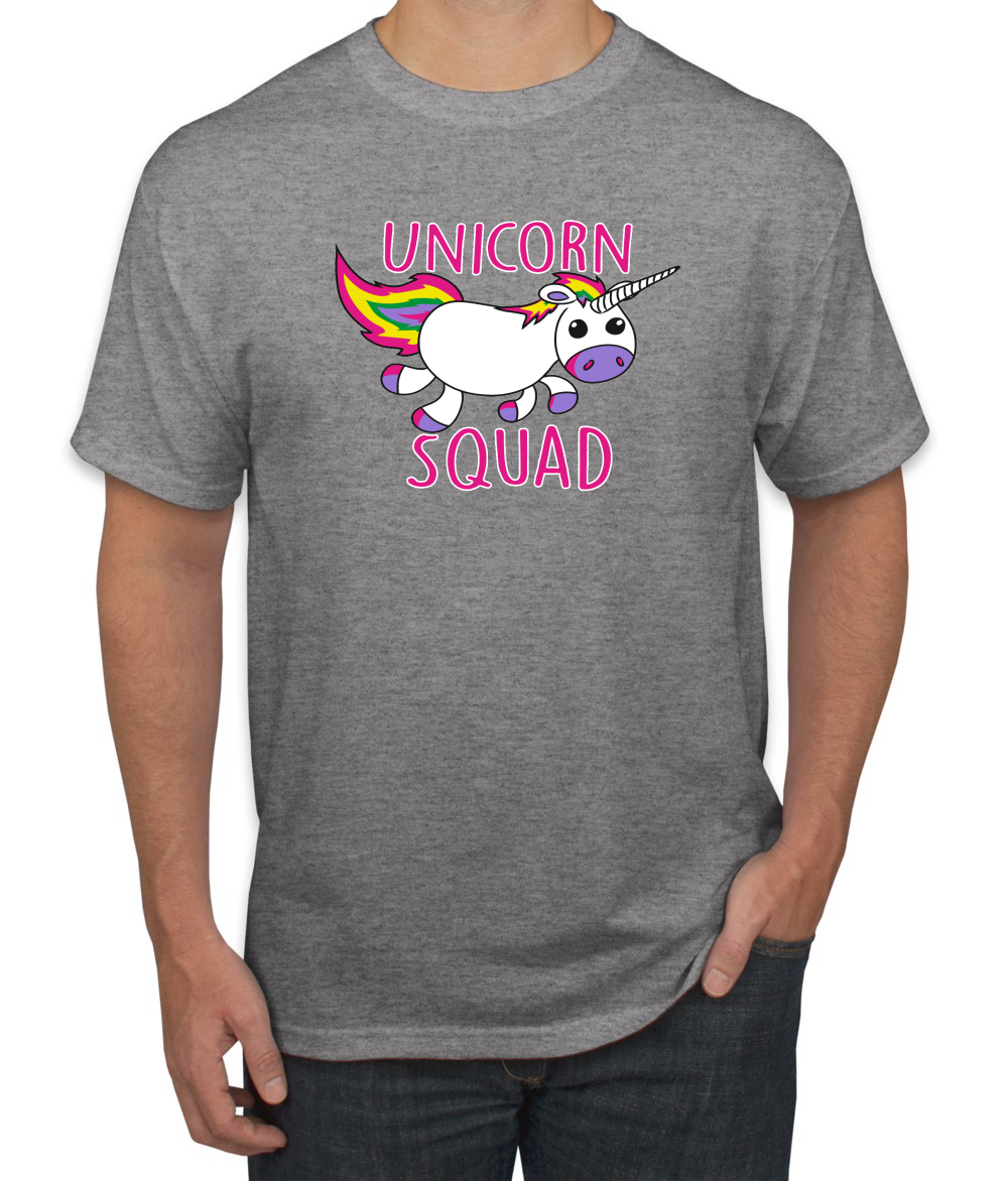 Unicorn Squad Mens Colorful TShirt Graphic Animal Tee eBay