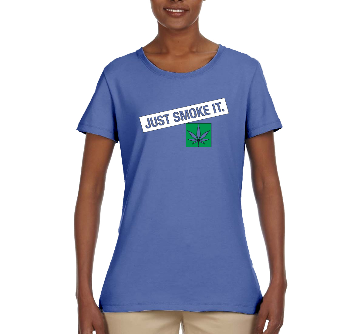 Camicia grafica donna Just Smoke It Stoner Marijuana 420 - Foto 13 di 13