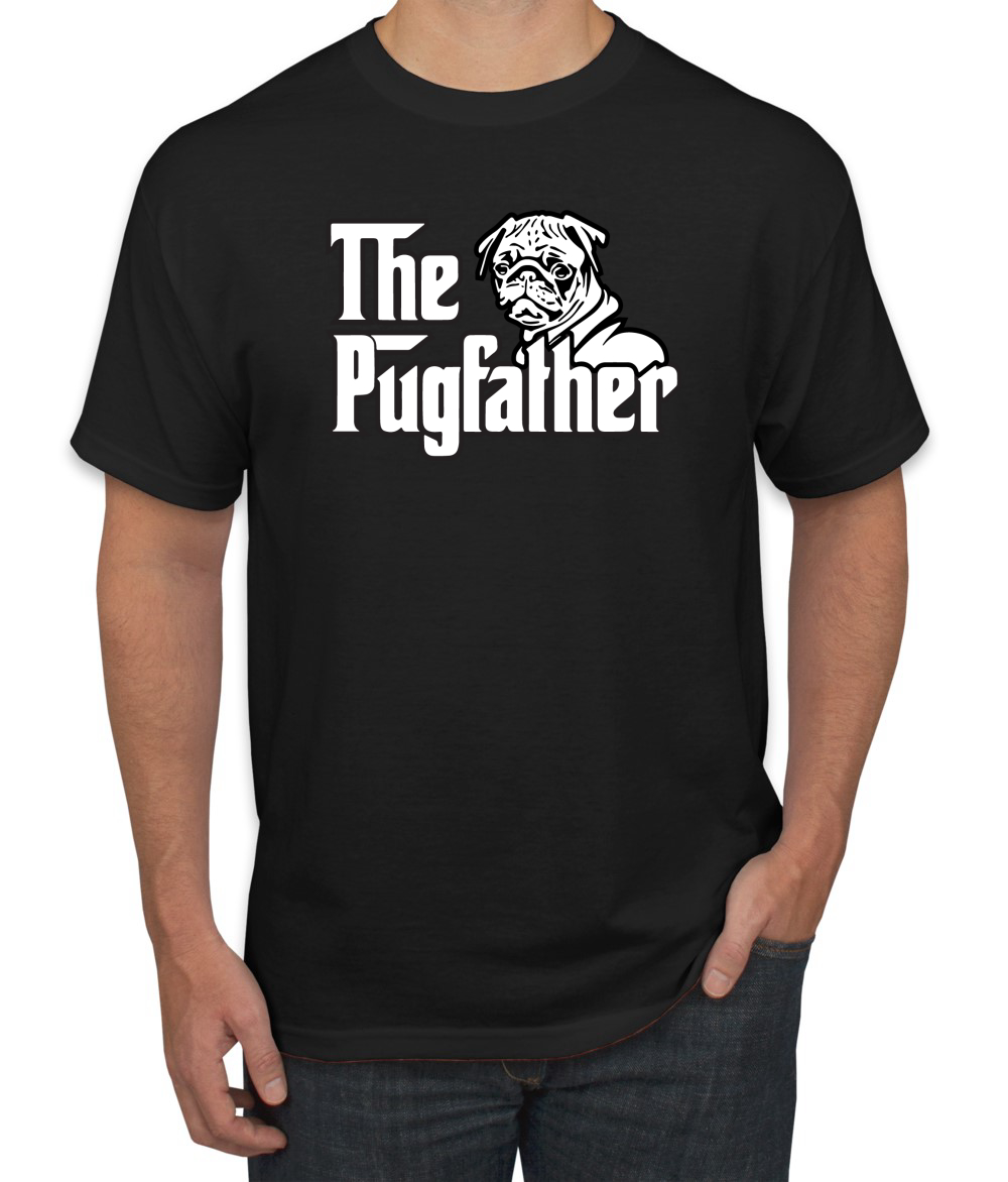 Camiseta The Pugfather Funny Godfather Película Logotipo Pug Parodia Día del Padre Hombre - Imagen 3 de 25