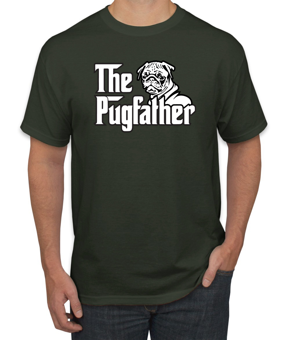Camiseta The Pugfather Funny Godfather Película Logotipo Pug Parodia Día del Padre Hombre - Imagen 5 de 25