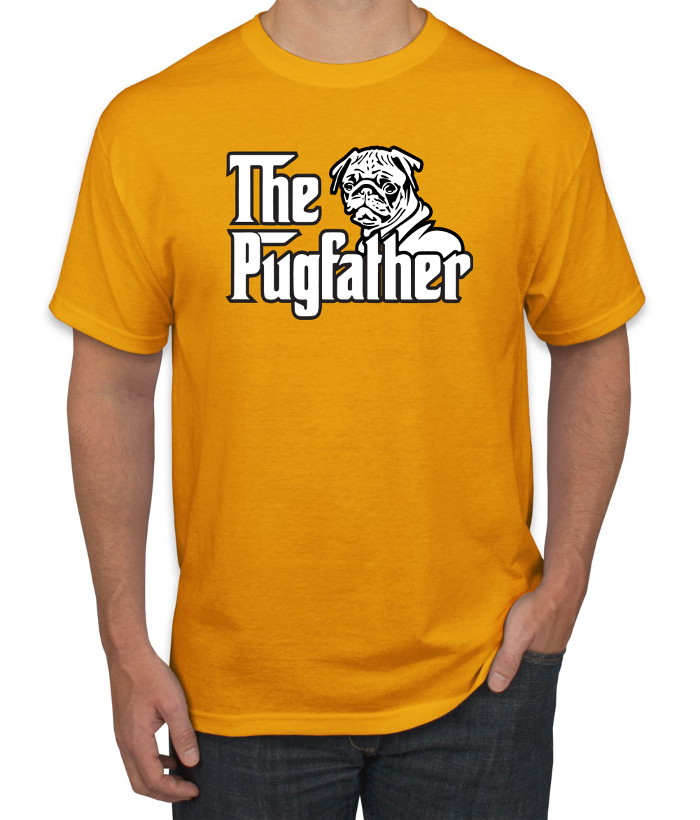 Camiseta The Pugfather Funny Godfather Película Logotipo Pug Parodia Día del Padre Hombre - Imagen 7 de 25