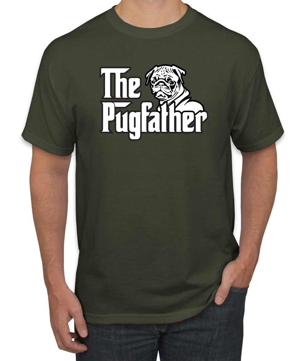 Camiseta The Pugfather Funny Godfather Película Logotipo Pug Parodia Día del Padre Hombre - Imagen 15 de 25