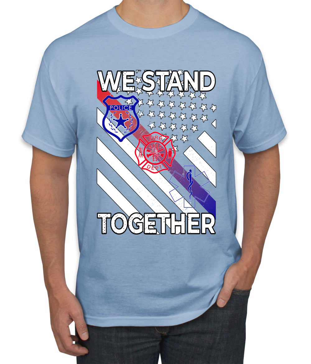 Camiseta We Stand Together Departamento de Bomberos de la Policía Primeros Respondedores EE. UU. - Imagen 10 de 25