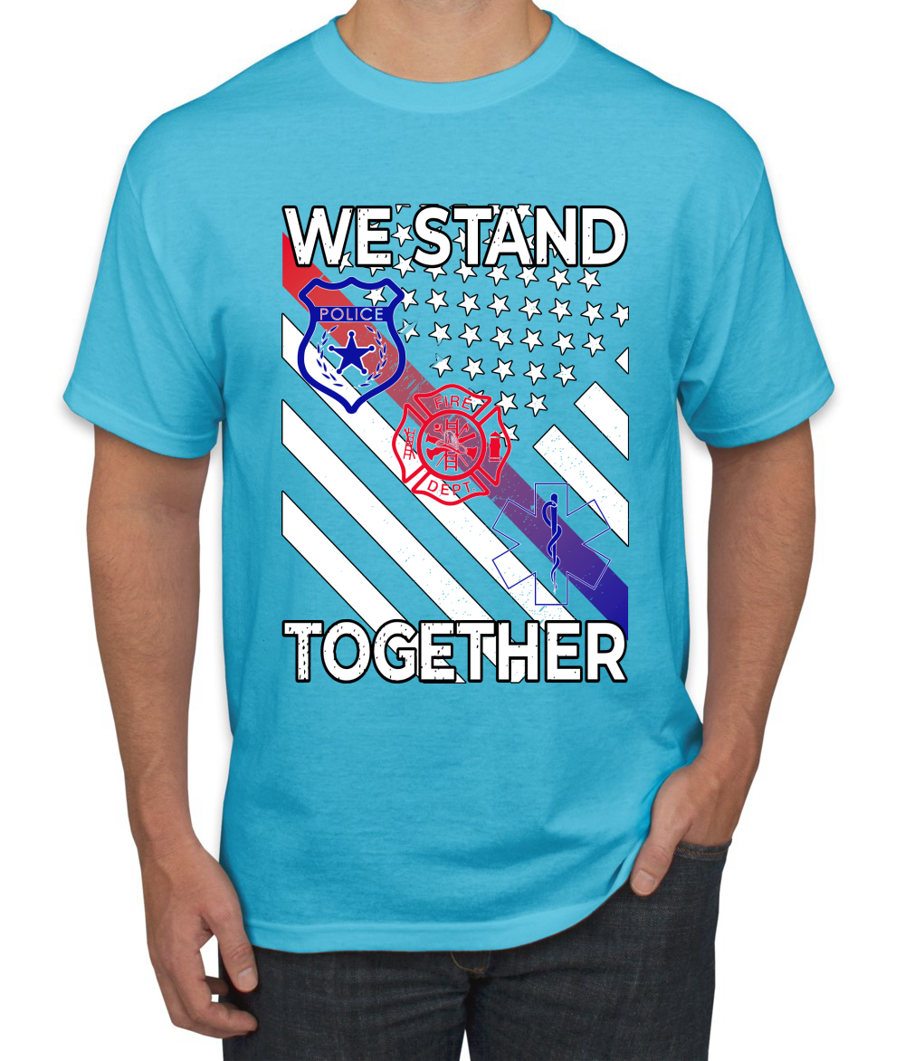 Camiseta We Stand Together Departamento de Bomberos de la Policía Primeros Respondedores EE. UU. - Imagen 12 de 25