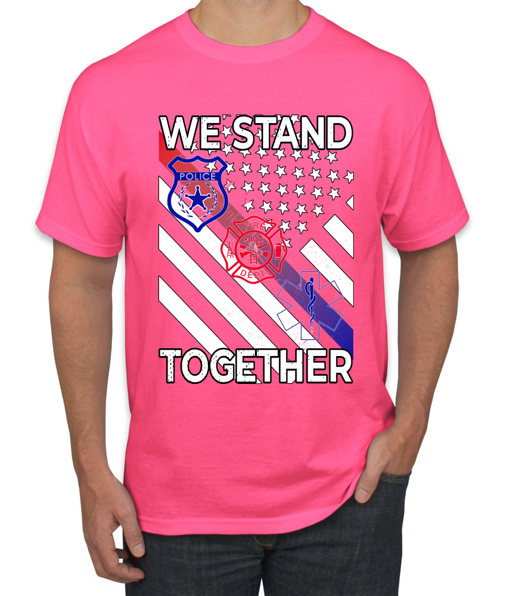 Camiseta We Stand Together Departamento de Bomberos de la Policía Primeros Respondedores EE. UU. - Imagen 15 de 25