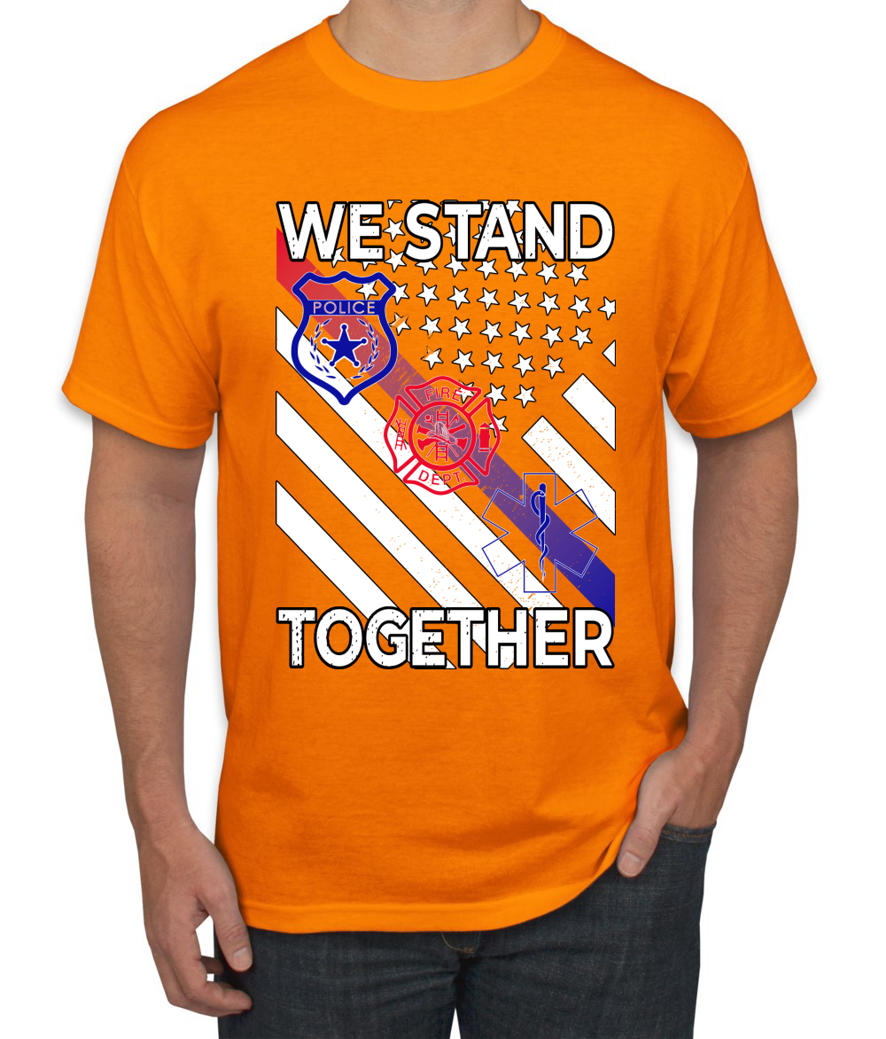 Camiseta We Stand Together Departamento de Bomberos de la Policía Primeros Respondedores EE. UU. - Imagen 17 de 25
