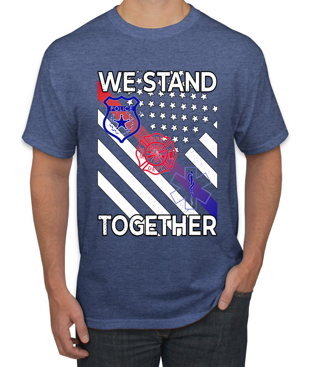 Camiseta We Stand Together Departamento de Bomberos de la Policía Primeros Respondedores EE. UU. - Imagen 23 de 25