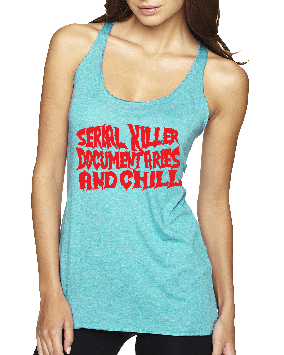 Serial Killer Documentaries And Chill Humor Tri Blend Racerback Tank Top Ebay