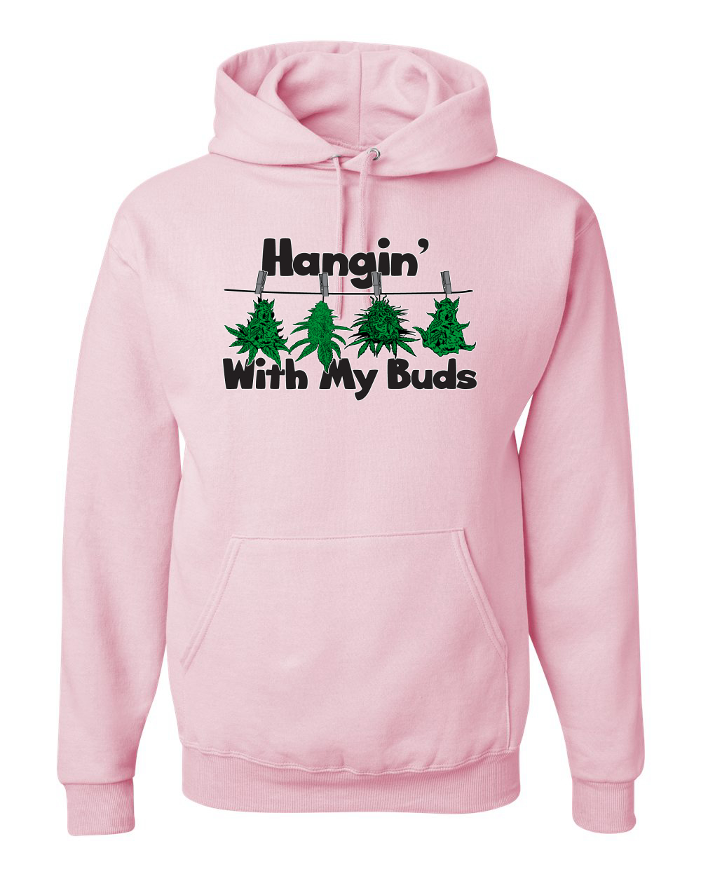 Sudadera con Capucha Hangin with My Buds THC Marihuana CBD Hierba Gráfica Unisex - Imagen 9 de 18