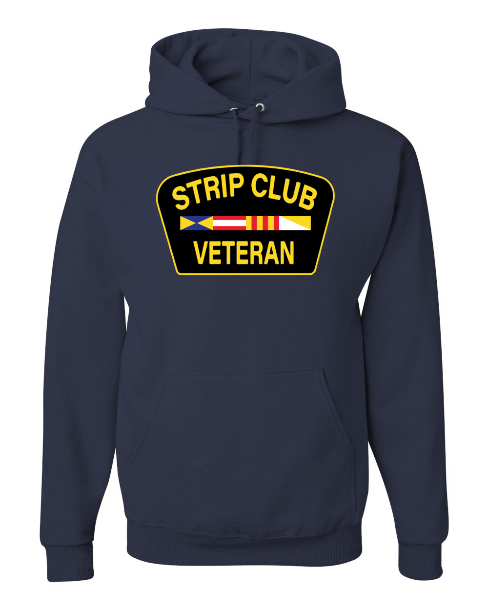 Strip Club Veteran lustiger Witz Club Abzeichen Emblem Humor Grafik Hoodie Sweatshirt - Bild 7 von 21