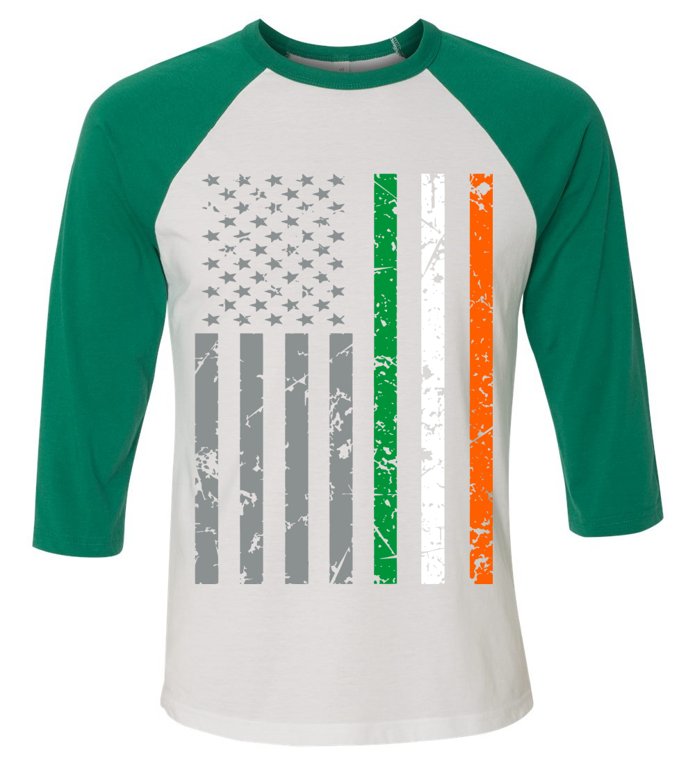 Lucky Shamrock Funny Clover St Patricks Pattys Day Men Women Baseball Tee Shirt - Picture 11 of 27