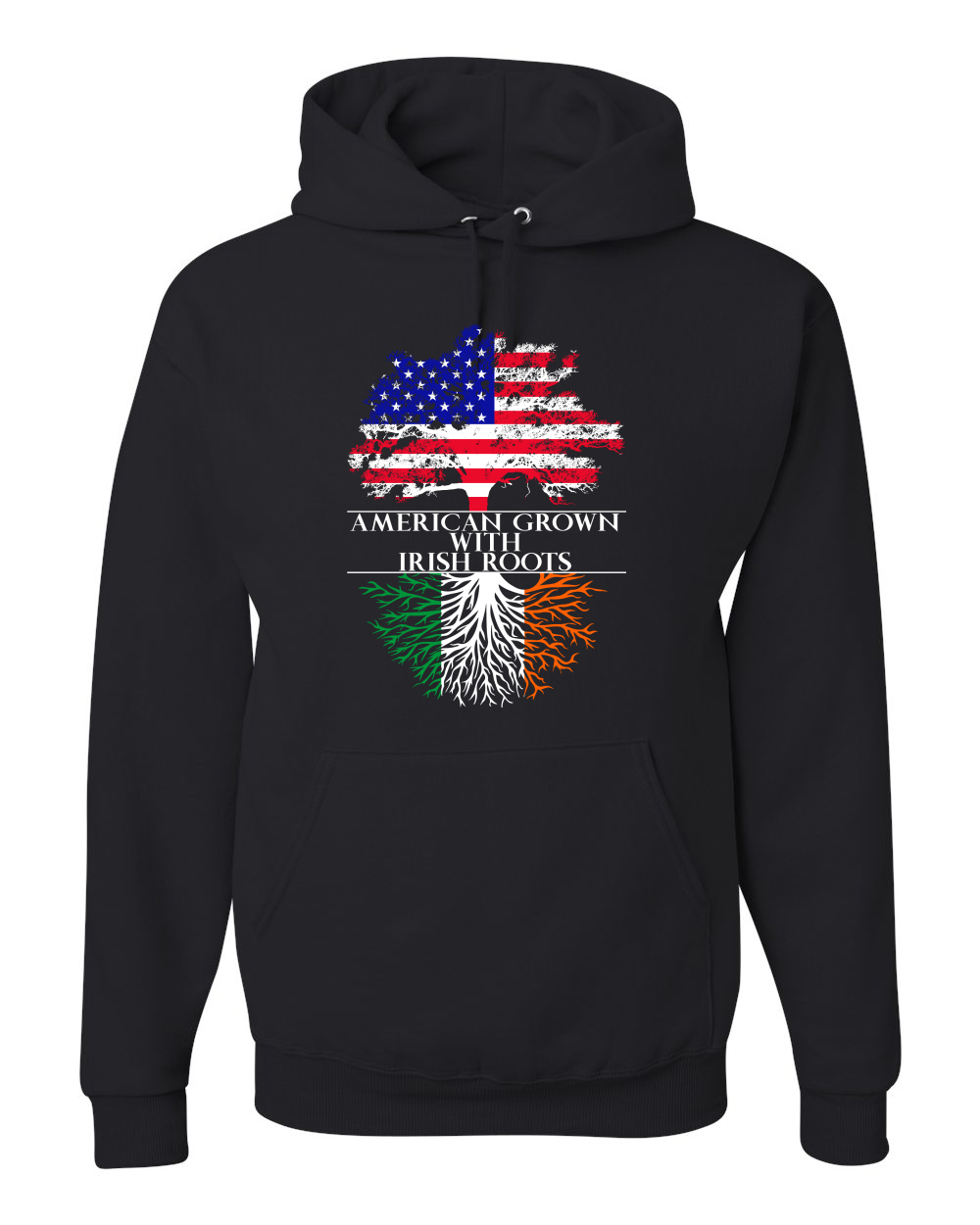 American Grown with Irish Roots St Patricks Day Kapuzenpullover - Bild 3 von 6