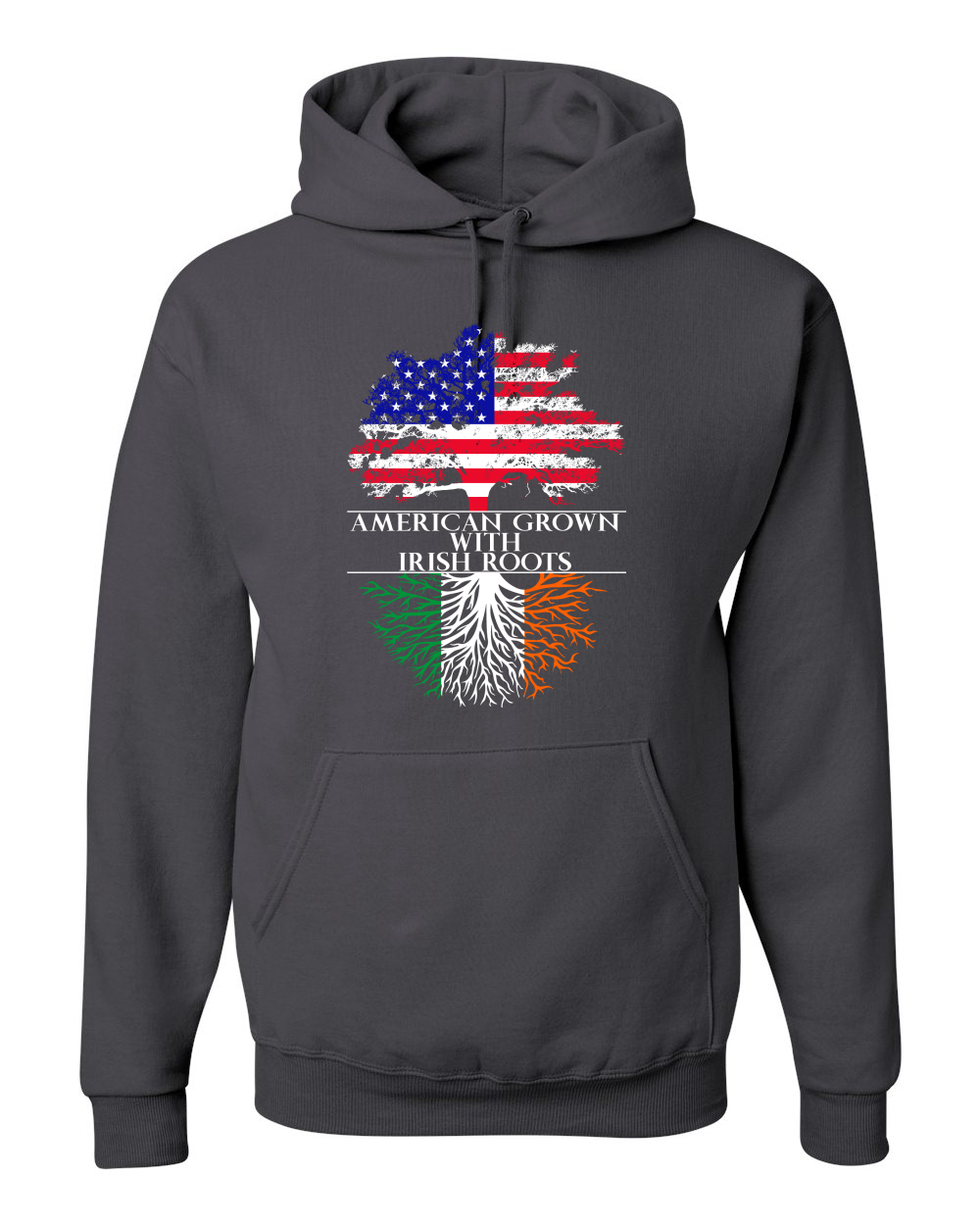 American Grown with Irish Roots St Patricks Day Kapuzenpullover - Bild 4 von 6