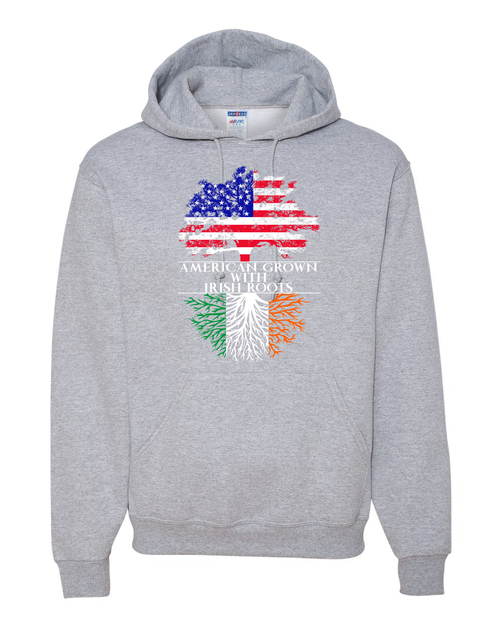 American Grown with Irish Roots St Patricks Day Kapuzenpullover - Bild 5 von 6