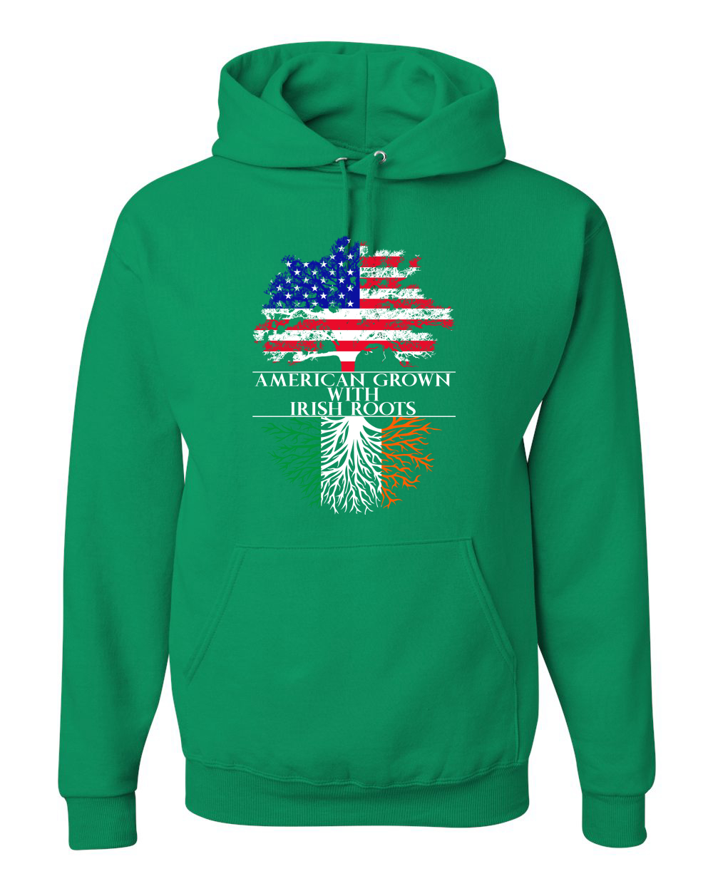 American Grown with Irish Roots St Patricks Day Kapuzenpullover - Bild 6 von 6