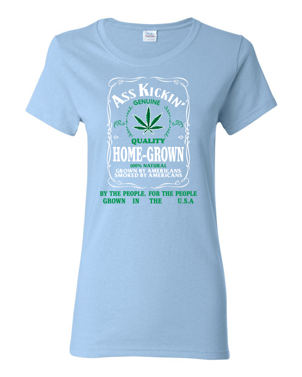 Camiseta gráfica Ass Kickin"" cultivada en casa calidad genuina hierba para mujeres - Imagen 17 de 17