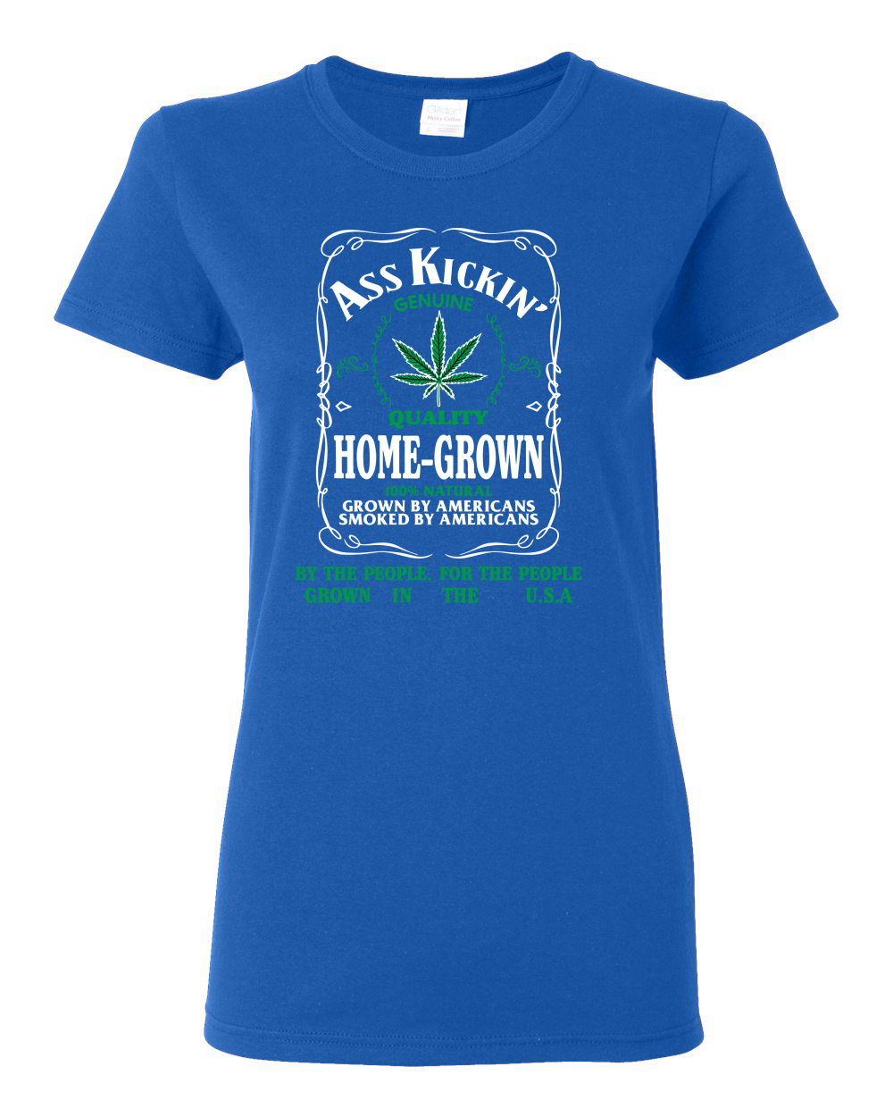 Camiseta gráfica Ass Kickin"" cultivada en casa calidad genuina hierba para mujeres - Imagen 14 de 17