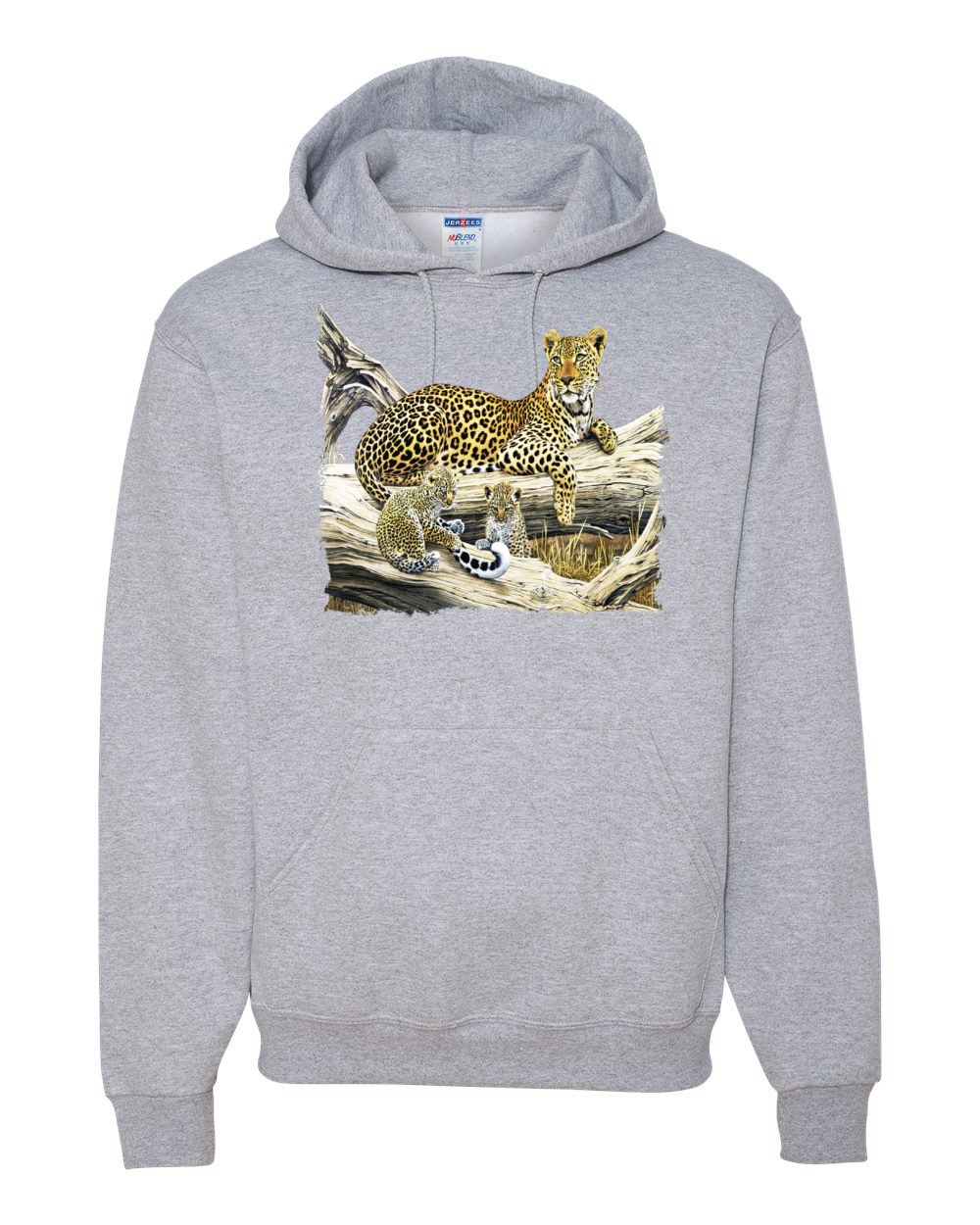 Wild Forest Spotted Cheetah Family Graphic Hoodie Sweatshirt - Picture 13 of 21