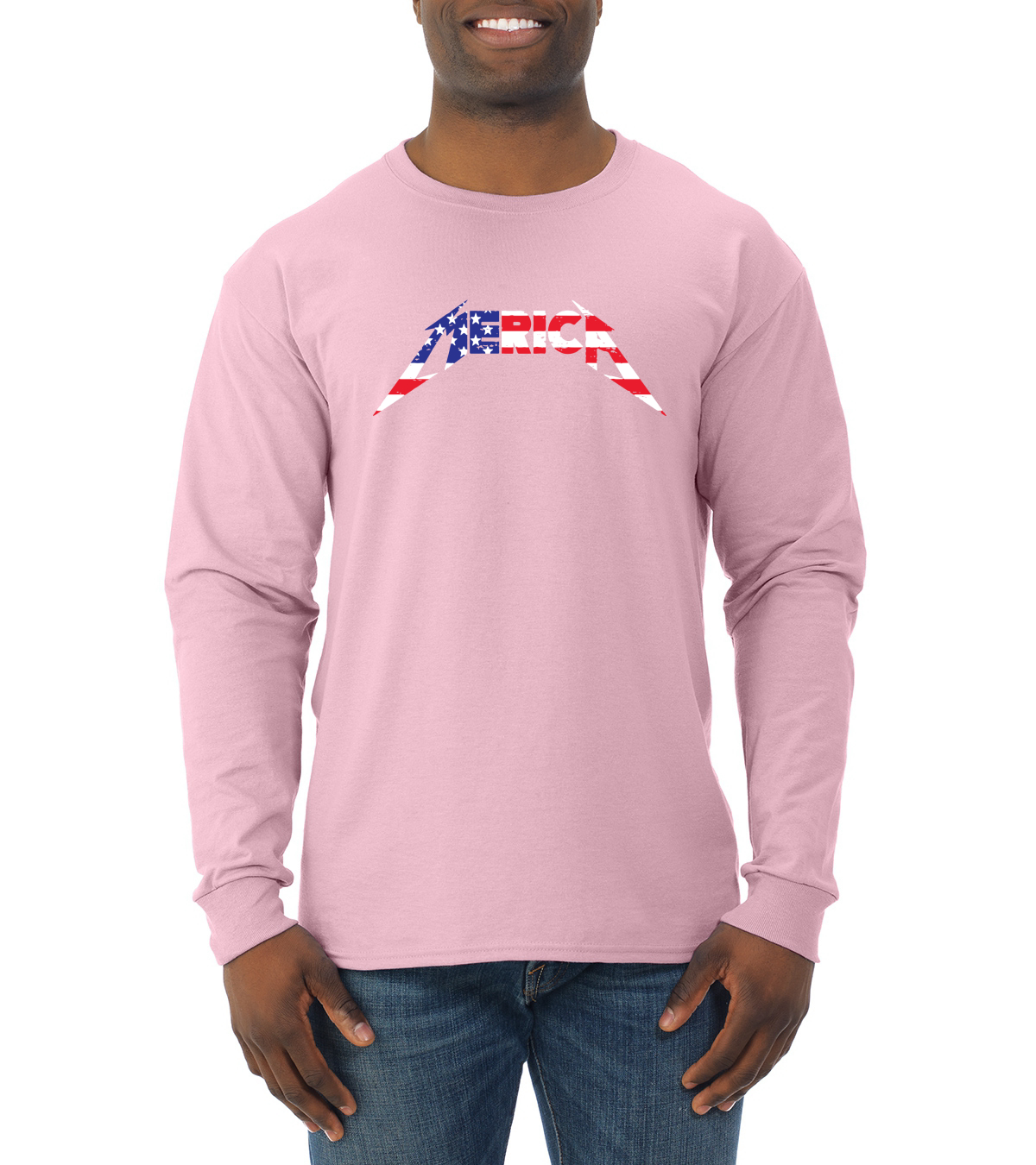 Camiseta para hombre America USA Metallica Lightning manga larga - Imagen 7 de 9