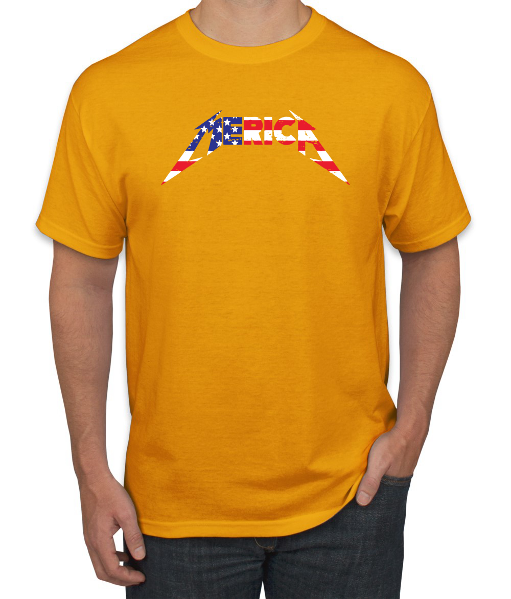 Camiseta gráfica para hombre America USA Metallica Lightning - Imagen 6 de 16