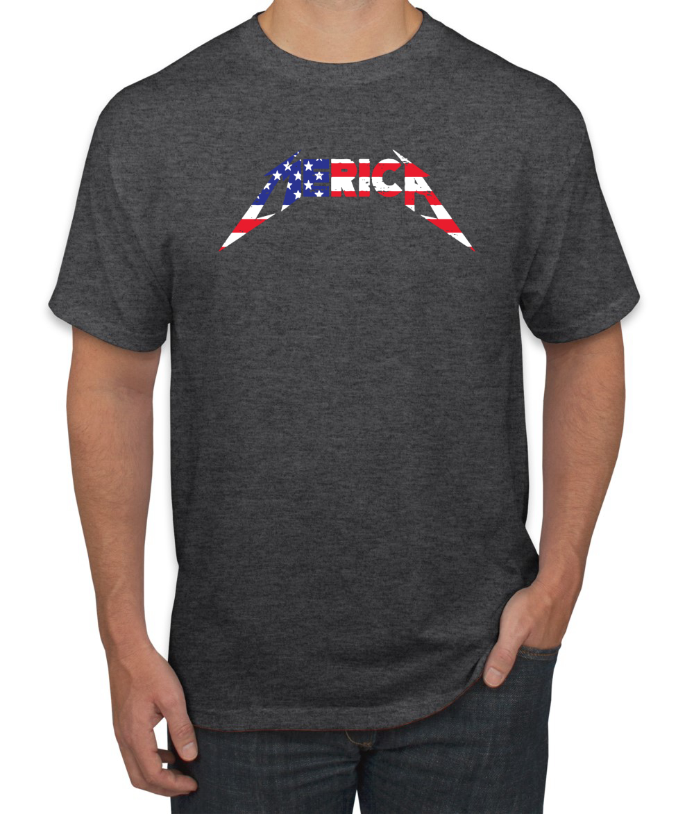 Camiseta gráfica para hombre America USA Metallica Lightning - Imagen 7 de 16