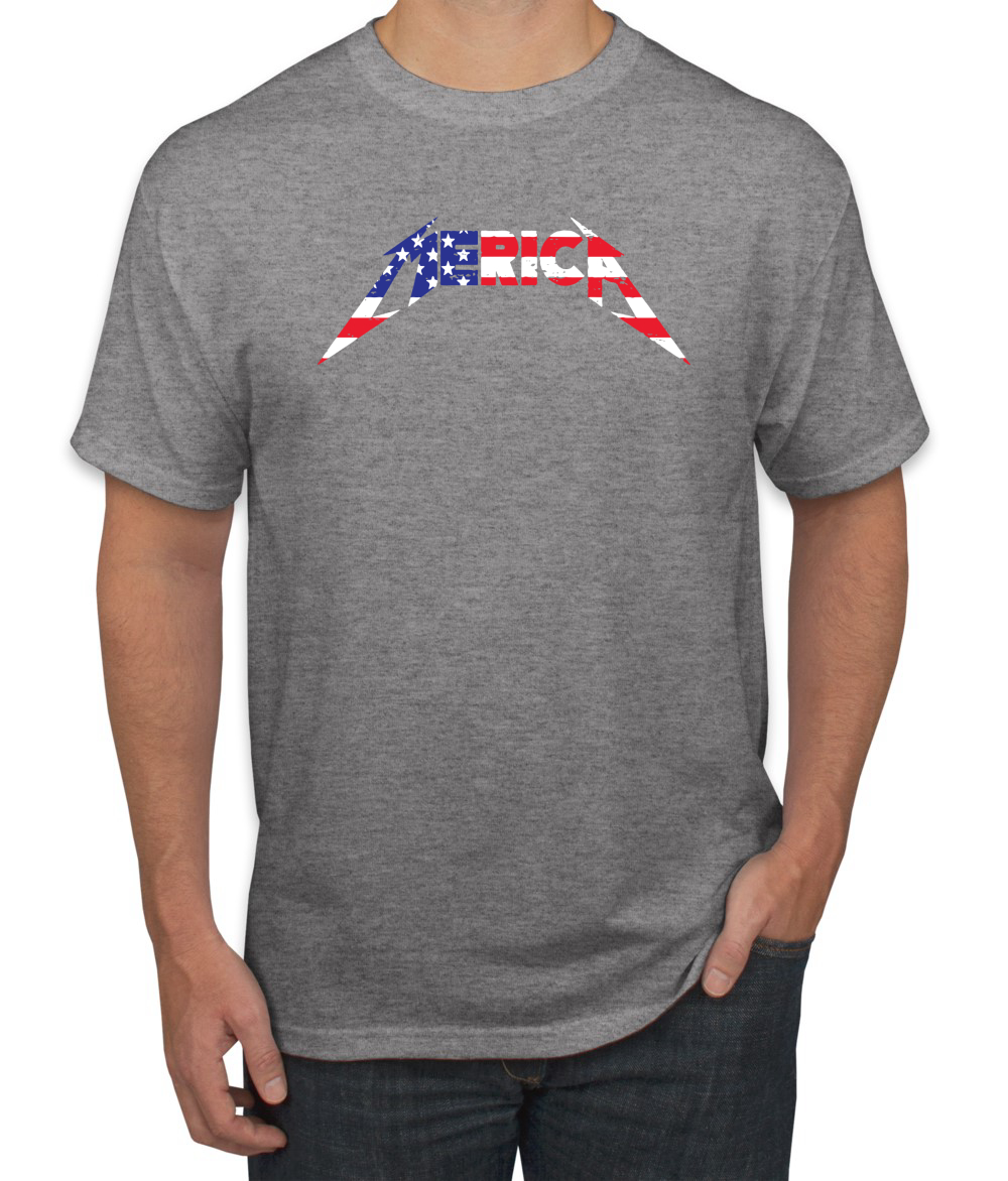 Camiseta gráfica para hombre America USA Metallica Lightning - Imagen 8 de 16