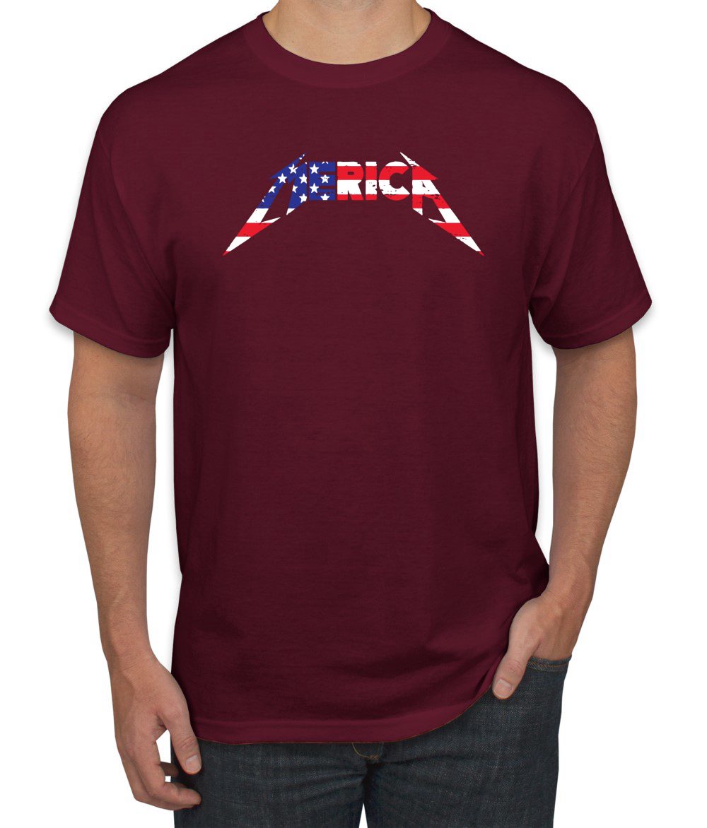 Camiseta gráfica para hombre America USA Metallica Lightning - Imagen 11 de 16