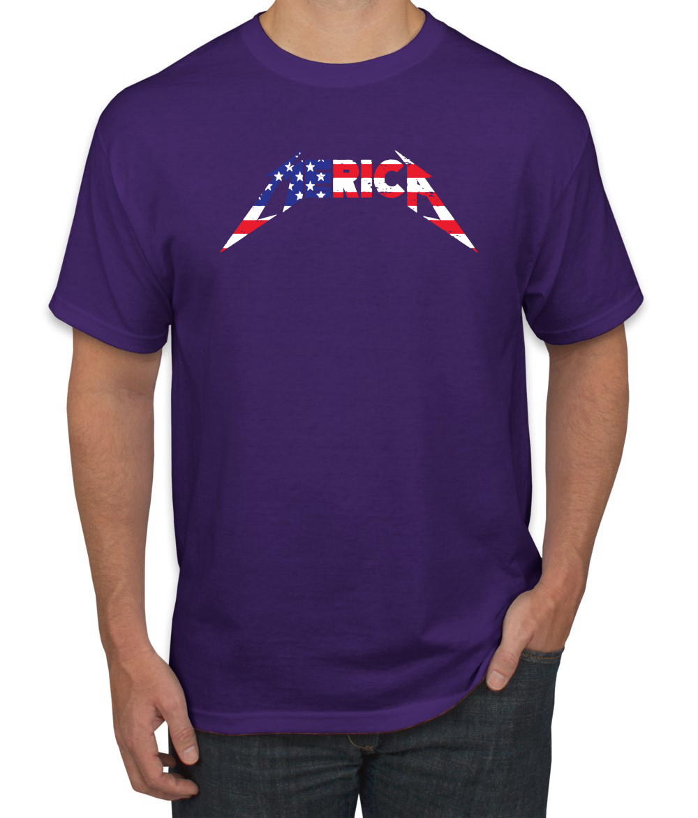 Camiseta gráfica para hombre America USA Metallica Lightning - Imagen 15 de 16