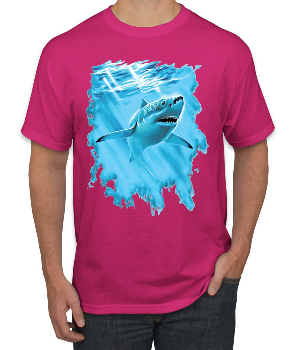 Swimming Shark Animals Men Graphic Tshirt - Picture 6 of 23