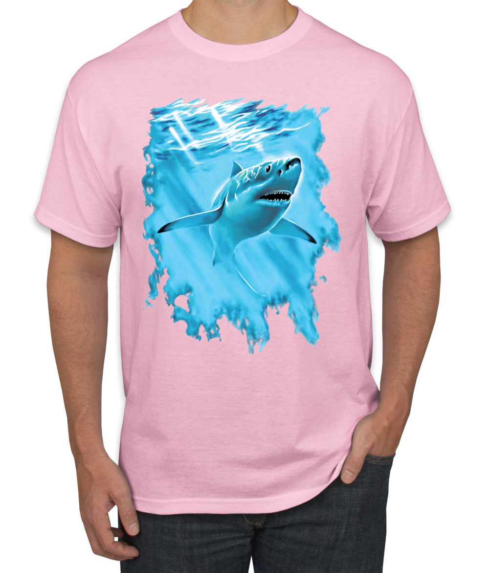 Swimming Shark Animals Men Graphic Tshirt - Picture 11 of 23