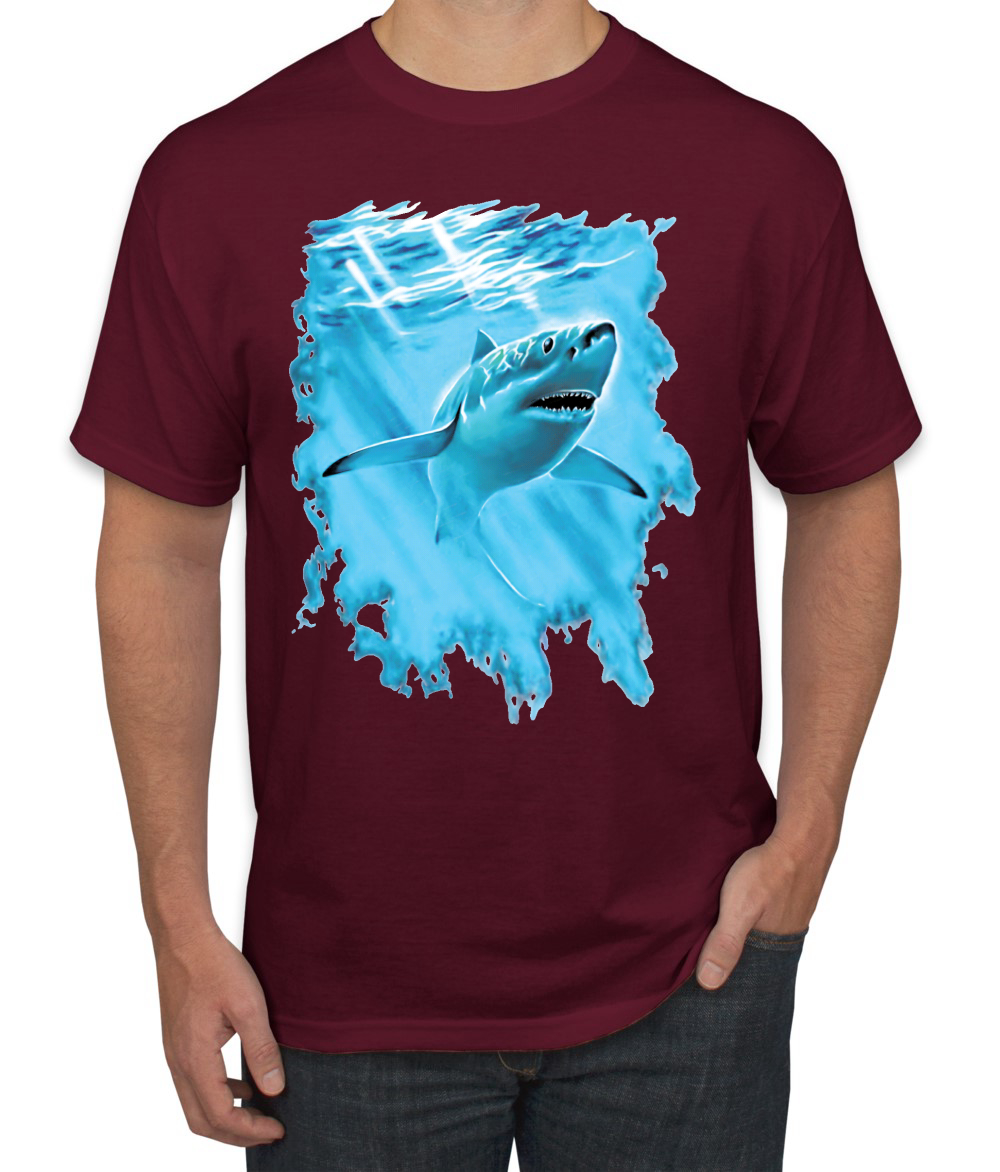 Swimming Shark Animals Men Graphic Tshirt - Picture 12 of 23