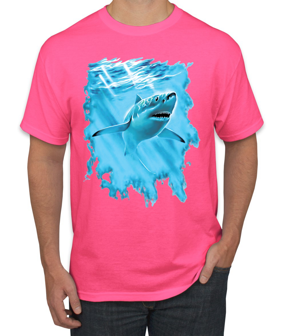 Swimming Shark Animals Men Graphic Tshirt - Picture 15 of 23