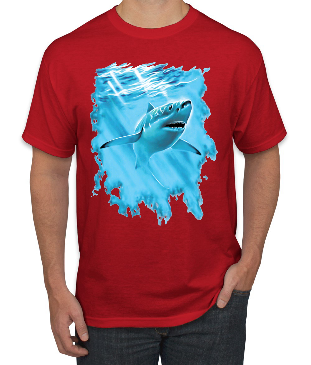 Swimming Shark Animals Men Graphic Tshirt - Picture 18 of 23