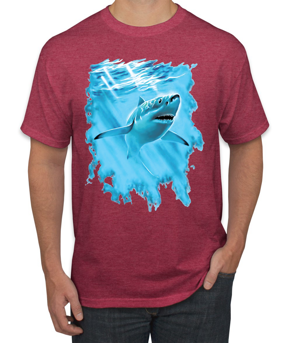 Swimming Shark Animals Men Graphic Tshirt - Picture 22 of 23