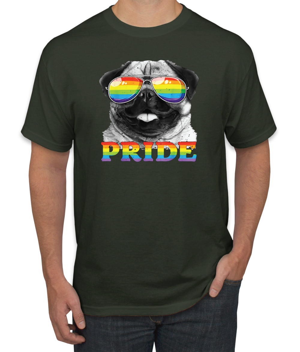 LGBTQ Mops Hundeliebhaber Männer LGBT Pride Grafik Tshirt - Bild 23 von 26