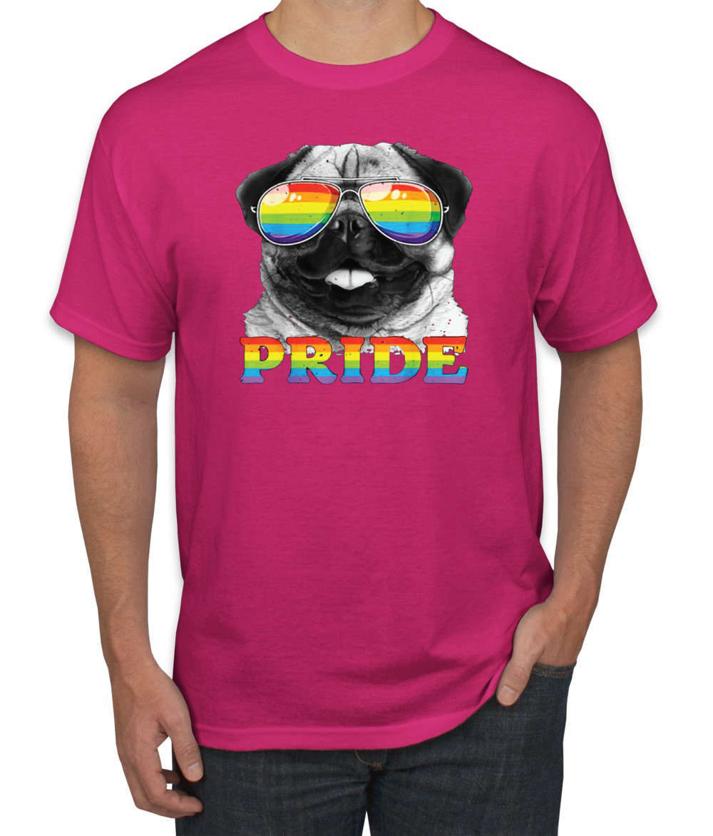 LGBTQ Mops Hundeliebhaber Männer LGBT Pride Grafik Tshirt - Bild 6 von 26
