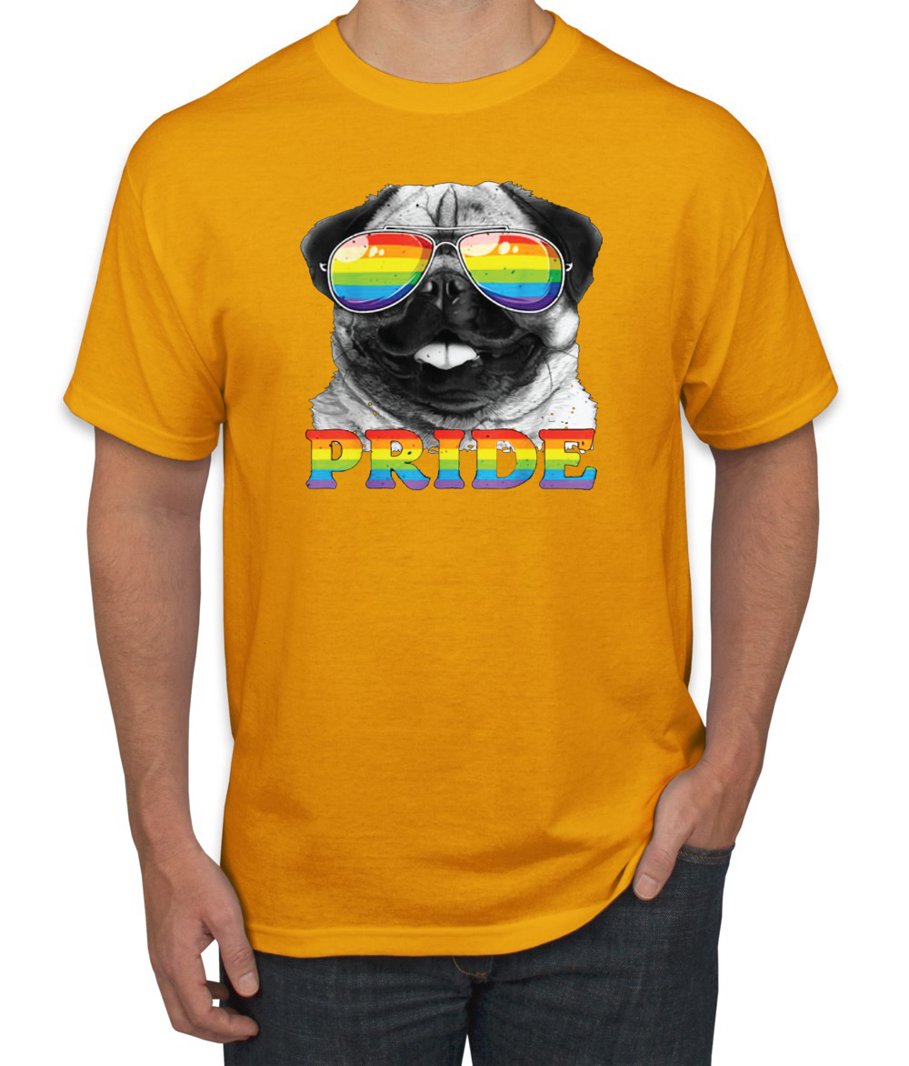 LGBTQ Mops Hundeliebhaber Männer LGBT Pride Grafik Tshirt - Bild 7 von 26