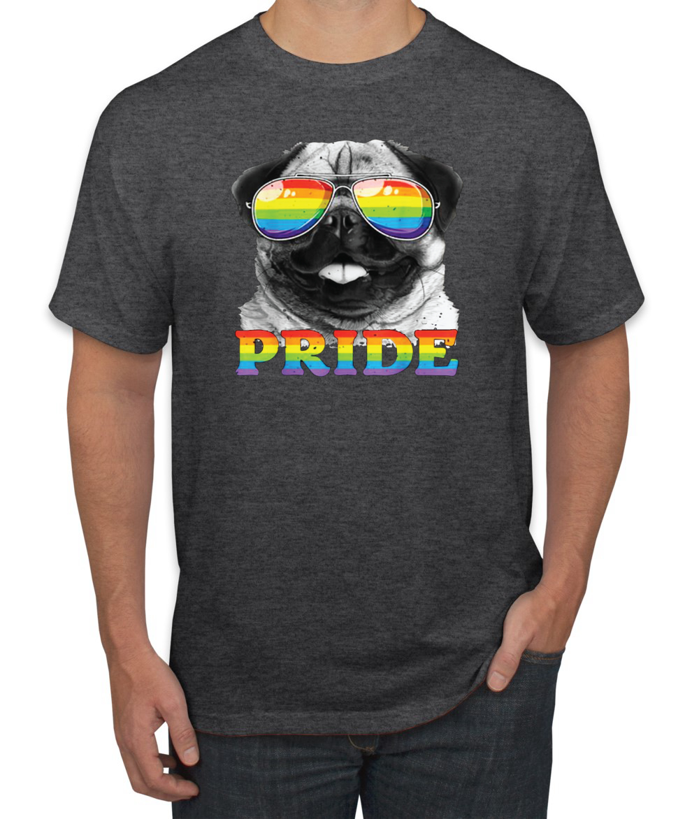LGBTQ Mops Hundeliebhaber Männer LGBT Pride Grafik Tshirt - Bild 8 von 26