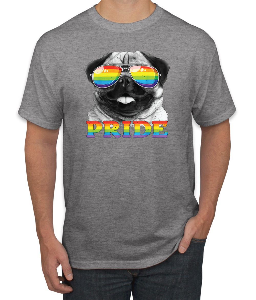 LGBTQ Mops Hundeliebhaber Männer LGBT Pride Grafik Tshirt - Bild 9 von 26