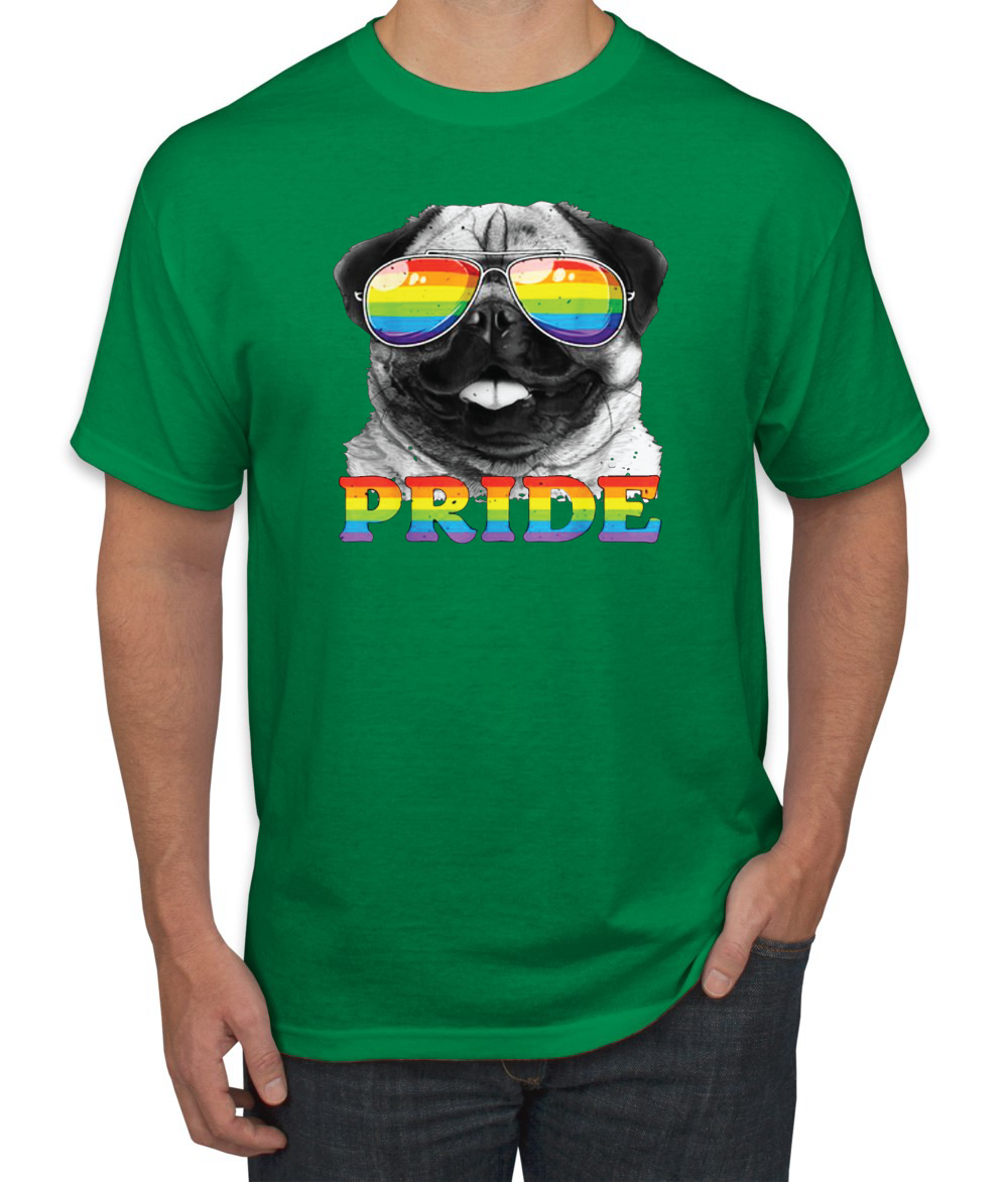 LGBTQ Mops Hundeliebhaber Männer LGBT Pride Grafik Tshirt - Bild 10 von 26